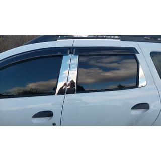 Molding stalpi usa inox Dacia Duster 2018-2024 foto 1