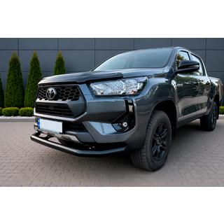 Protectie fata Texas pentru 2020+ (76mm, negru) Toyota Hilux 2015- foto 1