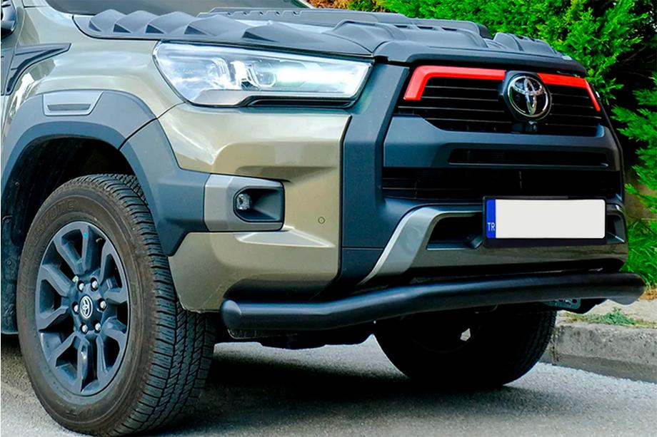 Toyota Hilux 2015- Protectie fata Texas pentru 2020+ (76mm, negru) Foto 2