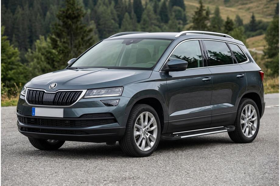 Skoda Karoq 2018- Praguri Laterale RedLine Black (2 buc, Aluminiu) Image