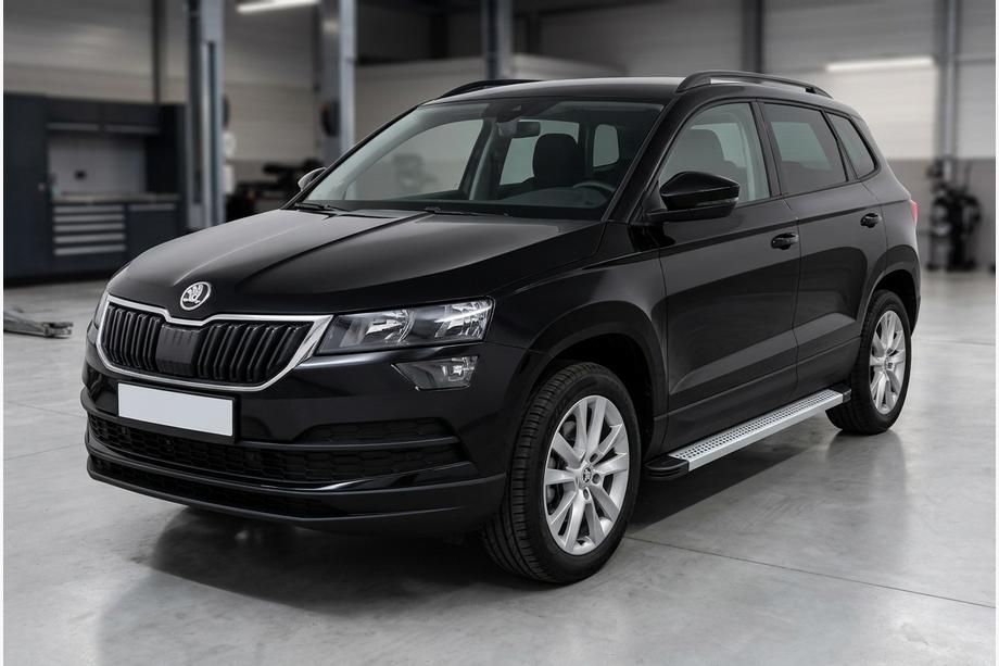 Skoda Karoq 2018- Praguri Laterale Maya V2 (2 buc, Aluminiu) Image