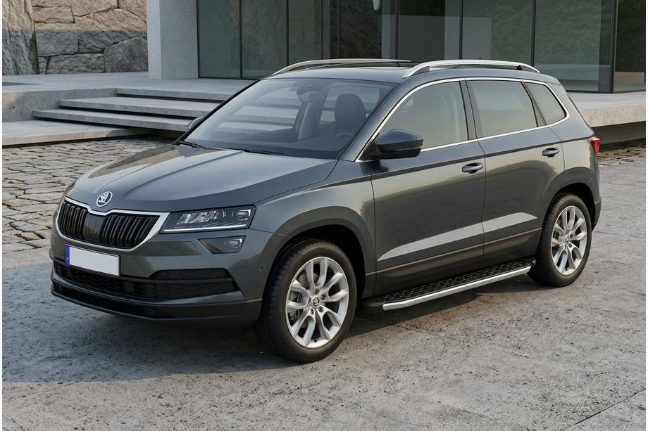 Skoda Karoq 2018- Praguri Laterale BlackLine (2 buc, Aluminiu) Image