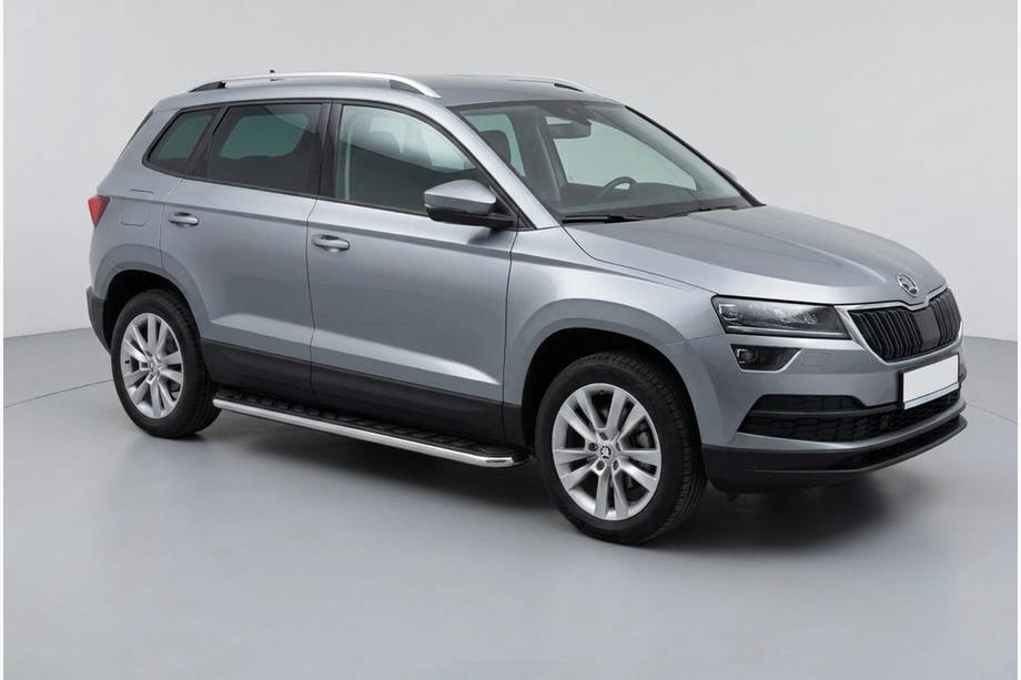 Skoda Karoq 2018- Praguri Laterale Maydos V1 (2 buc, Aluminiu si Otel Inoxidabil) Image