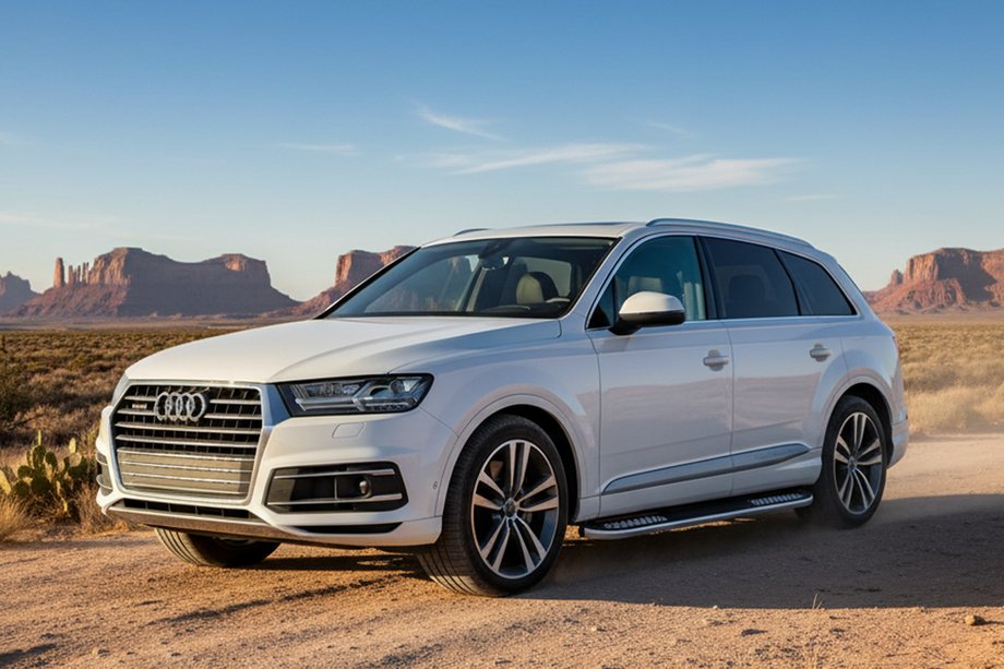 Audi Q7 2015–2026 Praguri Laterale Tayga V2 (2 buc, Aluminiu) Image