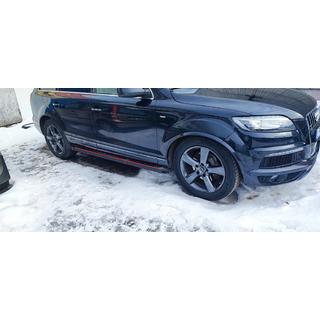 Praguri Laterale Maya Red (2 buc, Aluminiu) Audi Q7 2005-2015 foto 2