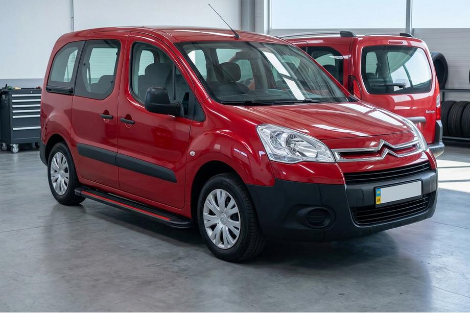 Citroen Berlingo 2008-2018 Praguri Laterale Maya Red (2 buc, Aluminiu) Image