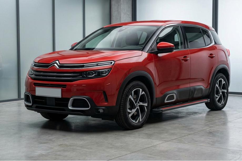 Citroen C5 Aircross 2017-2025 Praguri Laterale Maya Red (2 buc, Aluminiu) Foto 1