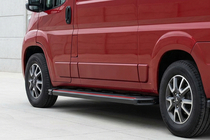 Citroen Jumper 2007-2025 Praguri Laterale Maya Red (2 buc, Aluminiu) foto 1