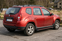 Dacia Duster 2008-2018 Praguri Laterale Maya Red (2 buc, Aluminiu) foto 1