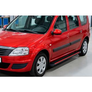 Praguri Laterale Maya Red (2 buc, Aluminiu) Dacia Logan MCV 2004-2014 foto 1