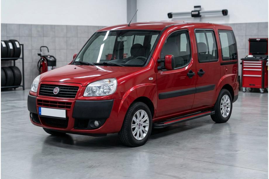 Fiat Doblo I 2005-2010 Praguri Laterale Maya Red (2 buc, Aluminiu) Foto 1