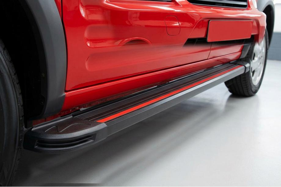 Ford Connect 2002–2006 Praguri Laterale Maya Red (2 buc, Aluminiu) Foto 1