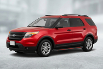 Ford Explorer 2011-2019 Praguri Laterale Maya Red (2 buc, Aluminiu) foto 1