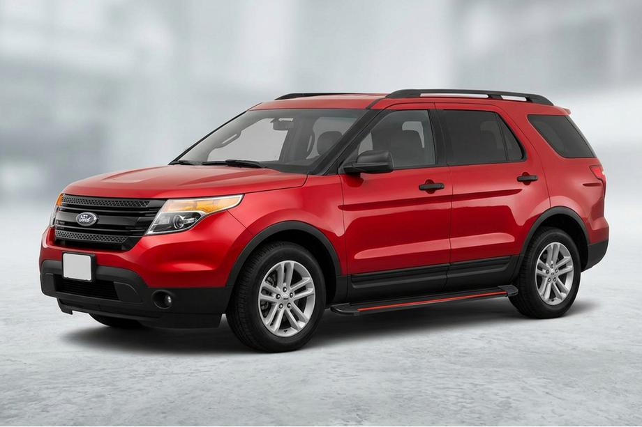 Ford Explorer 2011-2019 Praguri Laterale Maya Red (2 buc, Aluminiu) Image