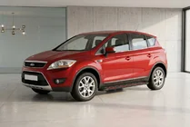 Ford Kuga 2008-2013 Praguri Laterale Maya Red (2 buc, Aluminiu) foto 1