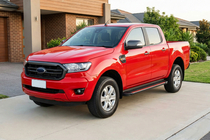 Ford Ranger 2011–2022 Praguri Laterale Maya Red (2 buc, Aluminiu) foto 1