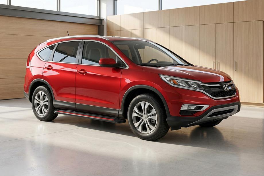 Honda CRV 2012-2016 Praguri Laterale Maya Red (2 buc, Aluminiu) Foto 1
