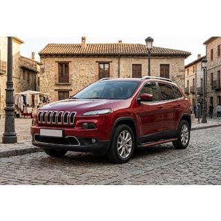 Praguri Laterale Maya Red (2 buc, Aluminiu) Jeep Cherokee KL 2013- foto 1