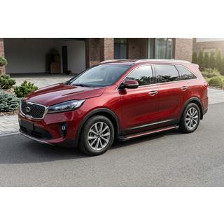 Praguri Laterale Maya Red (2 buc, Aluminiu) Kia Sorento III UM 2014-2020 foto 1