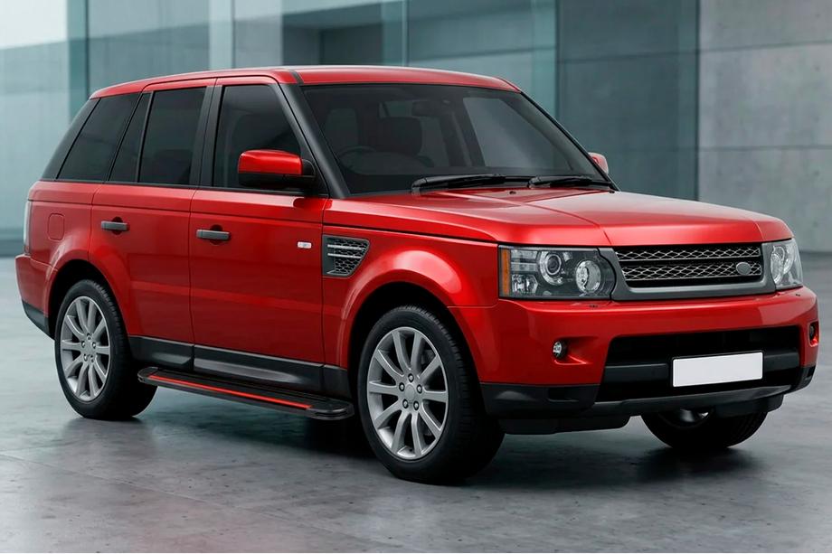 Range Rover Sport 2005-2013 Praguri Laterale Maya Red (2 buc, Aluminiu) Image