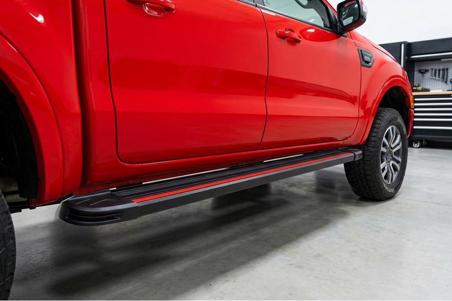 Mazda BT-50 2007-2012 Praguri Laterale Maya Red (2 buc, Aluminiu) Foto 1