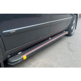 Praguri Laterale Maya Red (2 buc, Aluminiu) Mercedes Vito W638 1996-2003 foto 1