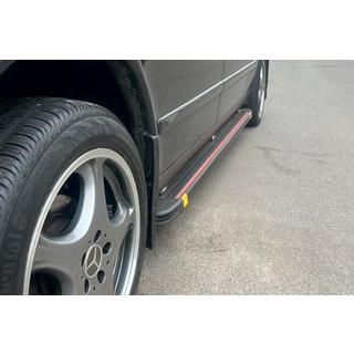 Praguri Laterale Maya Red (2 buc, Aluminiu) Mercedes Vito W638 1996-2003 foto 2