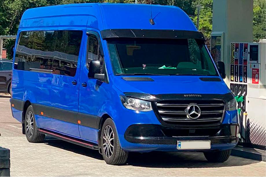 Mercedes Sprinter W907/W910 2018- Praguri Laterale Maya Red (2 buc, Aluminiu) Long/ExtraLong Foto 2