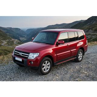 Praguri Laterale Maya Red (2 buc, Aluminiu) Mitsubishi Pajero Wagon IV 2006-2021 foto 1