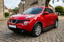 Nissan Juke 2010-2019 Praguri Laterale Maya Red (2 buc, Aluminiu) foto 1