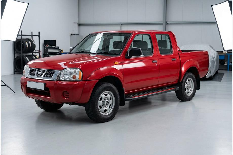 Nissan NP300 1999-2015 Praguri Laterale Maya Red (2 buc, Aluminiu) Foto 1