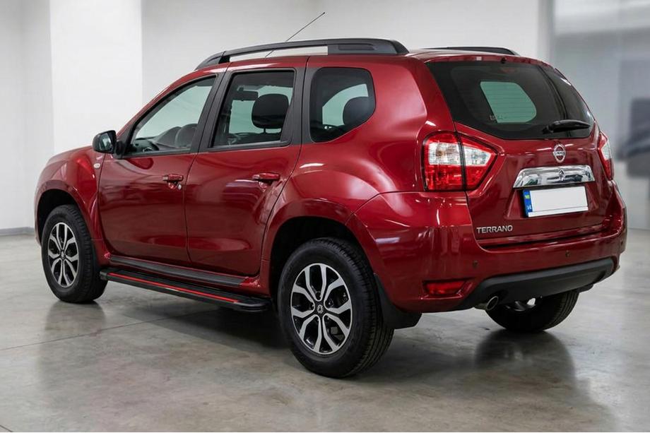 Nissan Terrano 2014- Praguri Laterale Maya Red (2 buc, Aluminiu) Image