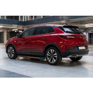 Praguri Laterale Maya Red (2 buc, Aluminiu) Opel Grandland X 2017- foto 1