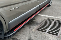Opel Vivaro 2015-2019 Praguri Laterale Maya Red (2 buc, Aluminiu) foto 2