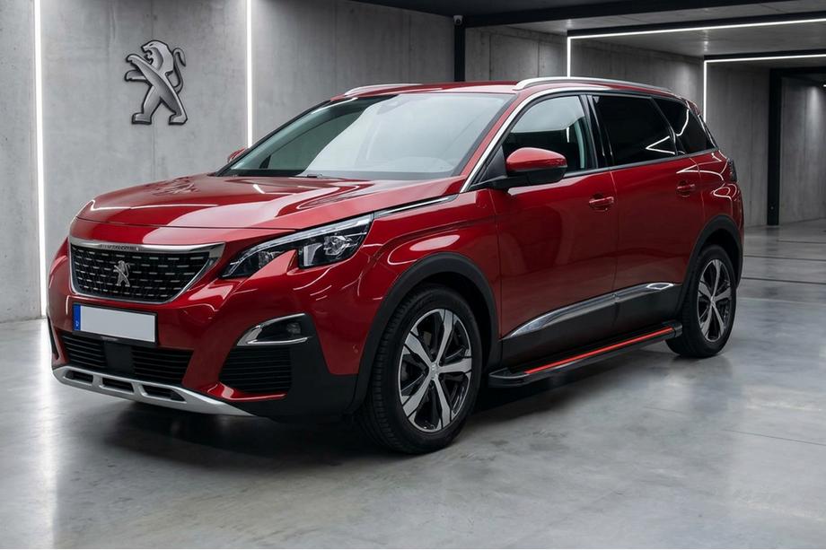 Peugeot 5008 2016-2023 Praguri Laterale Maya Red (2 buc, Aluminiu) Image