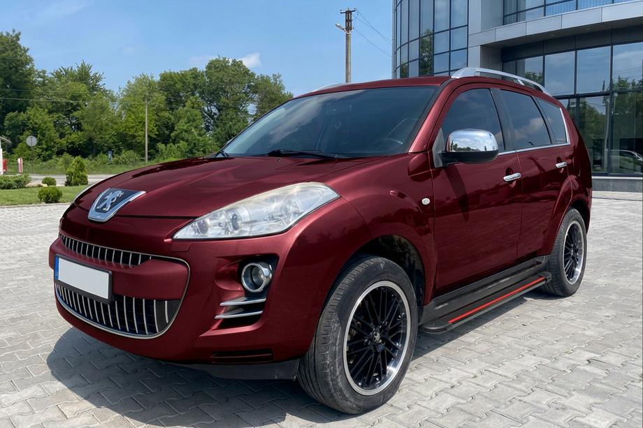 Peugeot 4007 2007-2013 Praguri Laterale Maya Red (2 buc, Aluminiu) Foto 1