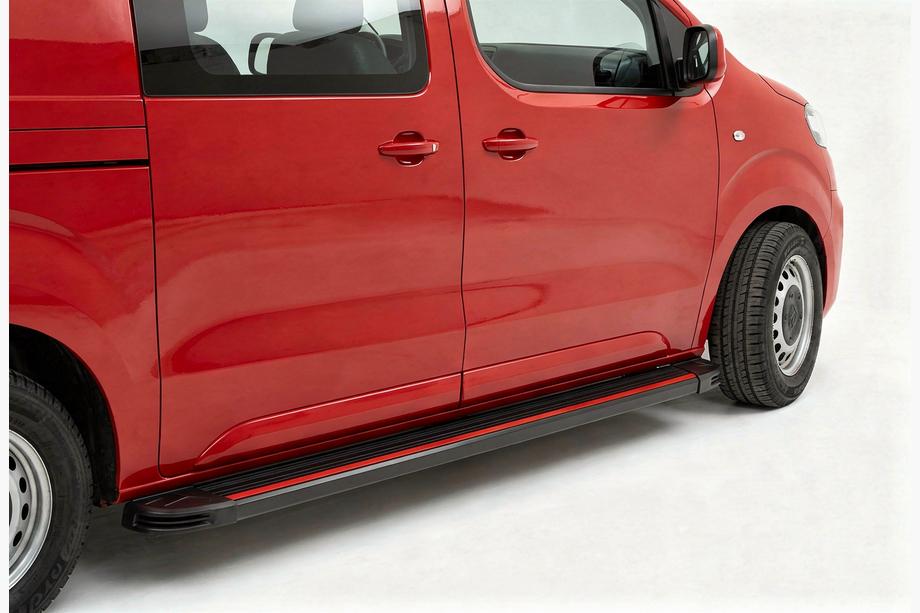 Peugeot Expert 2017- Praguri Laterale Maya Red (2 buc, Aluminiu) Foto 1