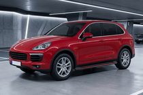 Porsche Cayenne 2010-2017 Praguri Laterale Maya Red (2 buc, Aluminiu) foto 1