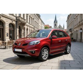 Praguri Laterale Maya Red (2 buc, Aluminiu) Renault Koleos 2008-2016 foto 1