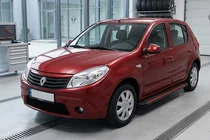 Renault Sandero 2007-2013 Praguri Laterale Maya Red (2 buc, Aluminiu) foto 1