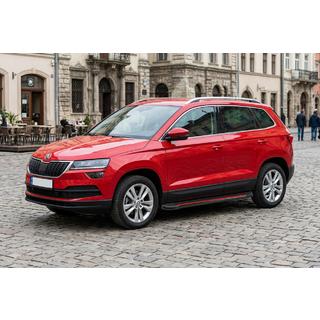 Praguri Laterale Maya Red (2 buc, Aluminiu) Skoda Karoq 2018- foto 1