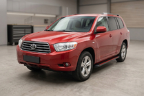 Toyota Highlander 2008-2013 Praguri Laterale Maya Red (2 buc, Aluminiu) foto 1