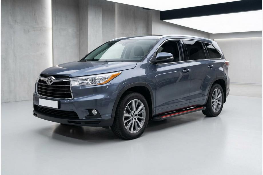 Toyota Highlander 2013-2019 Praguri Laterale Maya Red (2 buc, Aluminiu) Image