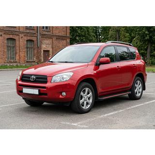 Praguri Laterale Maya Red (2 buc, Aluminiu) Toyota Rav 4 2006-2013 foto 1