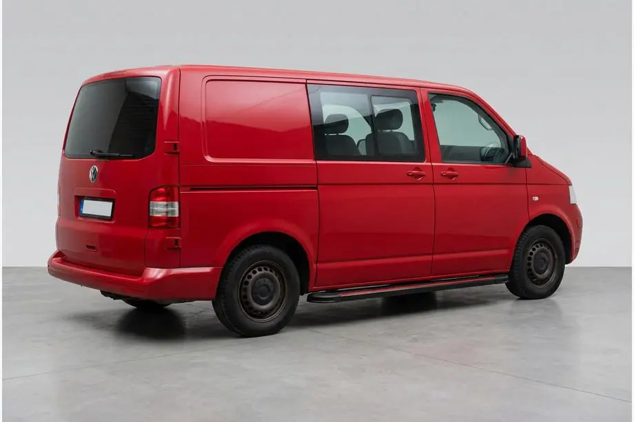 Volkswagen T5 Transporter 2003-2010 Praguri Laterale Maya Red (2 buc, Aluminiu) Ampatament Lung Image