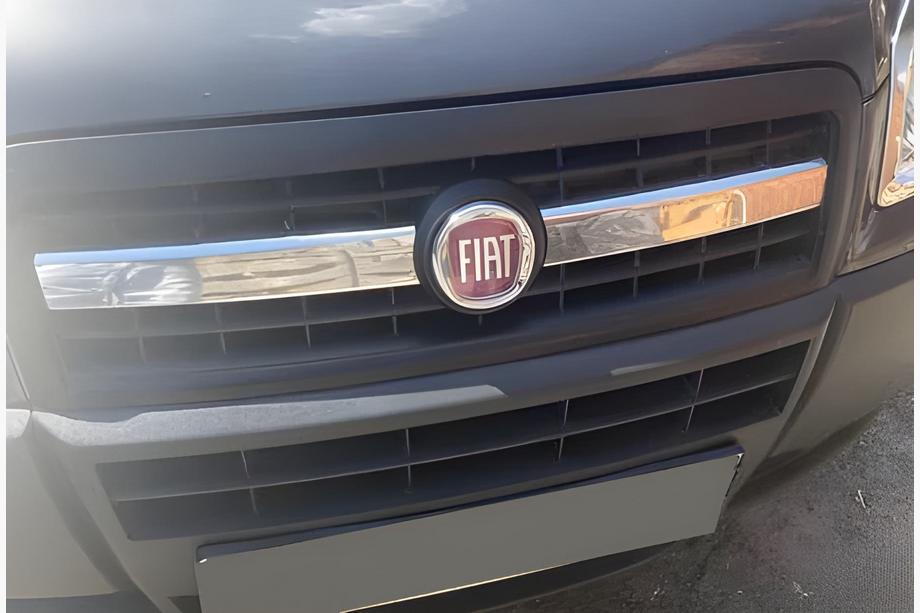 Fiat Doblo I 2005-2010 Capace grila cromate (2 buc, inox) Carmos - Otel Inoxidabil Turcesc Image