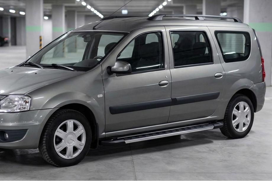 Lada Largus 2012- Praguri Laterale RedLine V1 (2 buc, Aluminiu) Image