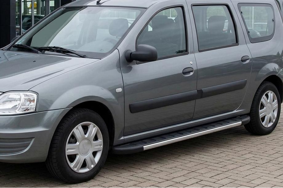 Lada Largus 2012- Praguri Laterale Duru (2 buc, Aluminiu) Image