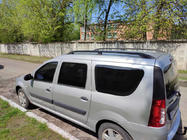 Lada Largus 2012- Bare longitudinale negre Picioare din plastic foto 1