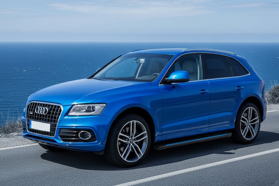 Audi Q5 2008-2017 Praguri Laterale Maya Blue (2 buc, Aluminiu) Image
